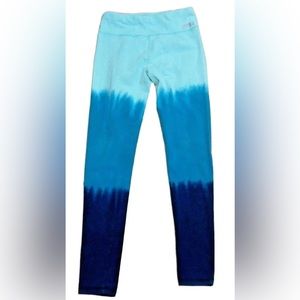 SOLD - 💎RARE💎 Justice Girls Color-Dipped Tie Dye Blue Ombre Leggings